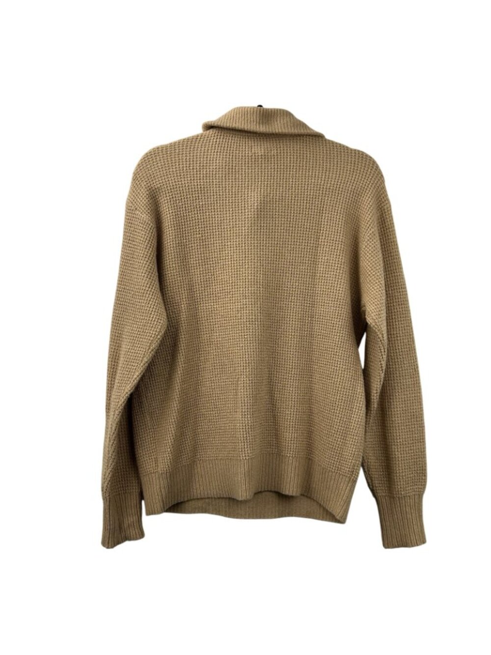 Aerie Oversized Cozy Up Waffle Button Sweater Women’s Size XS Color Tan Beige - Picture 4 of 16